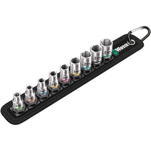 Wera - Socket Sets Measurement Type: Metric Drive Size: 1/4 - Industrial Tool & Supply