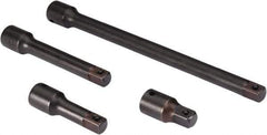 Proto - 1/2" Drive Socket Impact Locking Extension Set - 4 Pieces, Includes 2, 3, 5, 10" Lengths - Industrial Tool & Supply