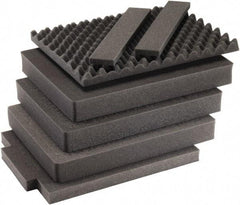 Pelican Products, Inc. - Tool Box Foam Foam Set - 13-1/4" Wide x 7-1/8" Deep x 19-3/4" High, Black, For Pelican Case 1607 - Industrial Tool & Supply