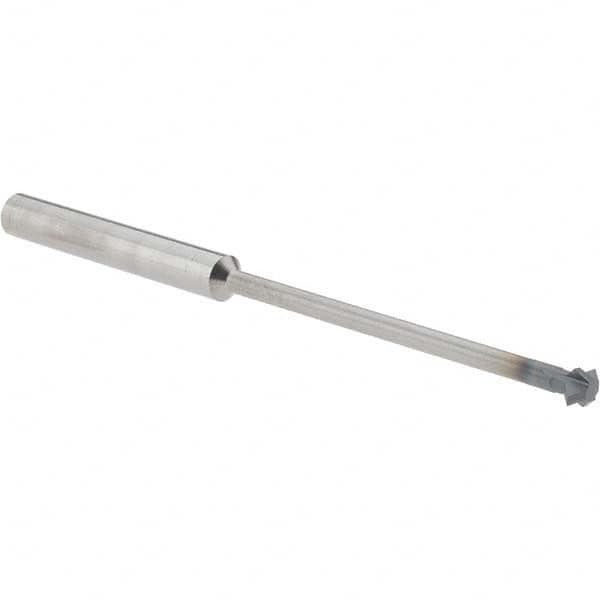 Accupro - 3/16° 3/16" Cut Diam, 0.093" Cut Width, 3/16" Shank, Solid Carbide Double-Angle Cutter - Industrial Tool & Supply