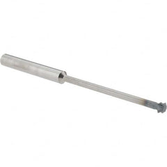 Accupro - 3/16° 3/16" Cut Diam, 0.093" Cut Width, 3/16" Shank, Solid Carbide Double-Angle Cutter - Industrial Tool & Supply