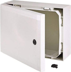 Fibox - Polycarbonate Standard Enclosure Hinge Cover - NEMA 4, 4X, 5.91" Wide x 11.81" High x 7.87" Deep, Impact Resistant - Industrial Tool & Supply