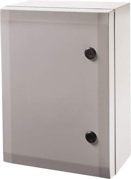 Fibox - Polycarbonate Standard Enclosure Hinge Cover - NEMA 4, 4X, 8.27" Wide x 15.75" High x 19.69" Deep, Impact Resistant - Industrial Tool & Supply