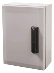 Fibox - Polycarbonate Standard Enclosure Hinge Cover - NEMA 4, 4X, 11.81" Wide x 19.69" High x 27.56" Deep, Impact Resistant - Industrial Tool & Supply