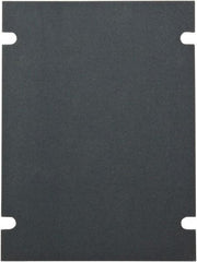 Fibox - 13.3" OAW x 5.8" OAH Electrical Enclosure Back Panel - 13.3" x 5.8" Box, Steel, Use with SOLID Series - Industrial Tool & Supply