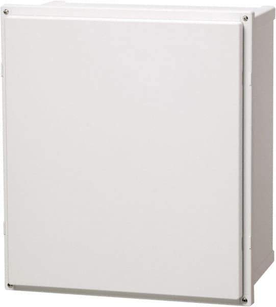 Fibox - Polycarbonate Standard Enclosure Screw Cover - NEMA 4, 4X, 6, 6P, 12, 13, 6" Wide x 8" High x 5" Deep, Impact, Moisture & Corrosion Resistant, Dirt-tight & Dust-tight - Industrial Tool & Supply