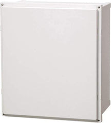 Fibox - Polycarbonate Standard Enclosure Screw Cover - NEMA 4, 4X, 6, 6P, 12, 13, 10" Wide x 10" High x 6" Deep, Impact, Moisture & Corrosion Resistant, Dirt-tight & Dust-tight - Industrial Tool & Supply