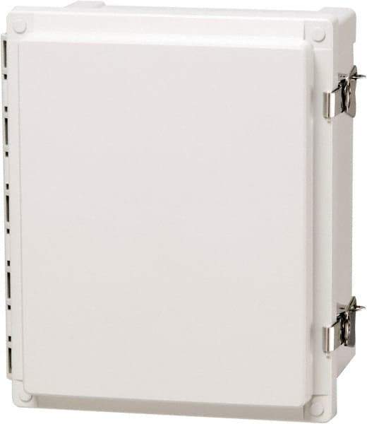 Fibox - Polycarbonate Standard Enclosure Hinge Cover - NEMA 4, 4X, 6, 6P, 12, 13, 20" Wide x 24" High x 8" Deep, Impact, Moisture & Corrosion Resistant, Dirt-tight & Dust-tight - Industrial Tool & Supply