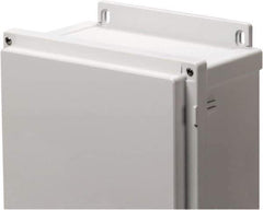 Fibox - Electrical Enclosure Polycarbonate Mounting Flanges - For Use with ARCA JIC - Industrial Tool & Supply