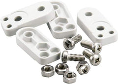 Fibox - Electrical Enclosure Polycarbonate Mounting Foot Kit - For Use with SOLID - Industrial Tool & Supply