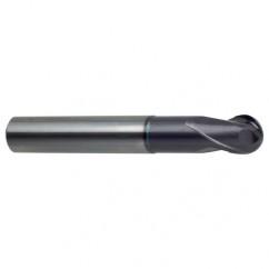 8mm Dia. - 63mm OAL 2 FL 30 Helix Firex Carbide Ball Nose End Mill - Industrial Tool & Supply