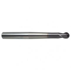 10mm Dia. - 120mm OAL 2 FL 30 Helix Firex Carbide Ball Nose End Mill - Industrial Tool & Supply