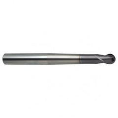 10mm Dia. - 120mm OAL 2 FL 30 Helix Firex Carbide Ball Nose End Mill - Industrial Tool & Supply