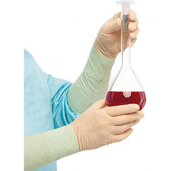 BioClean - Size L, 6.69 mil, Cleanroom Grade, Powder Free Latex Disposable Gloves - Industrial Tool & Supply