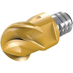 Iscar - MM EBC CF Grade IC903 Carbide Ball Nose Milling Tip Insert - TiAlN Finish, 4 Flutes, 5/8" Cutting Diam - Industrial Tool & Supply