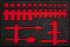 Proto - Tool Box Case & Cabinet Inserts Type: Foam Insert For Use With: J52222 - Industrial Tool & Supply