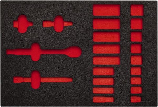 Proto - Tool Box Case & Cabinet Inserts Type: Foam Insert For Use With: J52136HTC - Industrial Tool & Supply