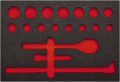 Proto - Tool Box Case & Cabinet Inserts Type: Foam Insert For Use With: J54122 - Industrial Tool & Supply