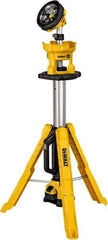 DeWALT - 20 Volts, 3000 Lumens, Cordless Work Light - Yellow, 11 hr Run Time - Industrial Tool & Supply