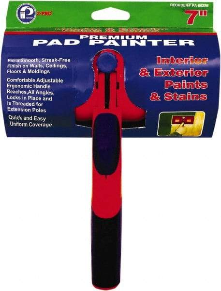 Premier Paint Roller - 10-1/2" Long x 7" Wide Paint Pad - Pad Included - Industrial Tool & Supply