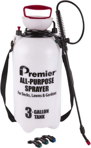 Premier Paint Roller - 3 Gal Chemical Safe Garden Hand Sprayer - Polyethylene Tank, Reinforced Hose - Industrial Tool & Supply