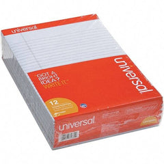 UNIVERSAL - 50 Sheet, 8-1/2 x 11", Legal (Style) Note Pad - Orchid - Industrial Tool & Supply