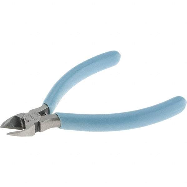 Xcelite - 4" OAL, 20 AWG Capacity, Flush Wire Cutter - 15/32" Jaw Length, Tapered Head - Industrial Tool & Supply