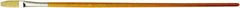Premier Paint Roller - #1 Sable Artist's Paint Brush - 1/8" Wide, 1/2" Bristle Length, 5" Wood Handle - Industrial Tool & Supply