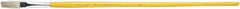 Premier Paint Roller - #3 Bristle Artist's Paint Brush - 1/4" Wide, 1-1/2" Bristle Length, 8-1/4" Wood Handle - Industrial Tool & Supply