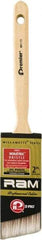 Premier Paint Roller - 2" Angled Polyester General Purpose Paint Brush - 3" Bristle Length, 2" Wood Sash Handle - Industrial Tool & Supply