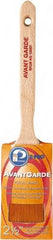 Premier Paint Roller - 2-1/2" Oval Polyester Sash Brush - 3" Bristle Length, 7-1/2" Wood Sash Handle - Industrial Tool & Supply