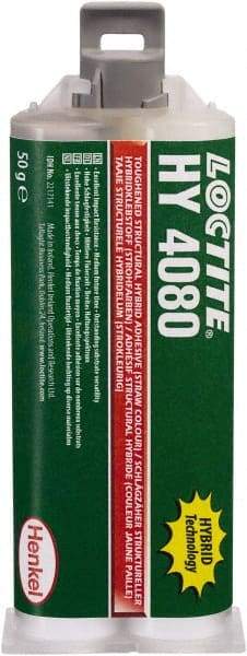 Loctite - 50 g Dual Cartridge Two Part Adhesive - 5 to 10 min Working Time, 302°F - Industrial Tool & Supply