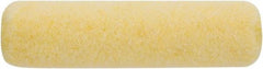 Premier Paint Roller - 3/8" Nap, 9" Wide Paint Roller Cover - Semi-Smooth Texture, Polyester - Industrial Tool & Supply