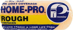 Premier Paint Roller - 3/4" Nap, 7" Wide Paint Roller Cover - Rough Texture, Polyester - Industrial Tool & Supply