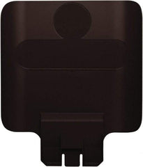 Rubbermaid - Square Lid for Use with 23 Gal Rectangular Recycle Containers - Brown, Polypropylene, For Slim Jim Trash Cans - Industrial Tool & Supply