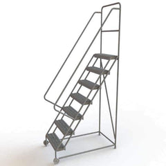 TRI-ARC - Rolling & Wall Mounted Ladders & Platforms Type: TiltNRoll Rolling Ladder Style: Tilt & Roll Safety Ladder - Industrial Tool & Supply