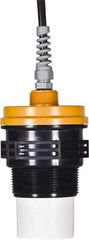 Made in USA - 1\x92 to 25\x92 for Liquids, 1\x92 to 10\x92 for Solids Transmission Range Ultrasonic Explosion-Proof Transmitter - 2" NPT Mount, 30 Max psi, ±0.25% of Range Accuracy, 12 to 28 VDC (Loop Powered) - Industrial Tool & Supply