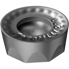Sandvik Coromant - RCKT1606 PH Grade 1130 Carbide Milling Insert - AlTiCrN Finish, 6.35mm Thick, 16mm Inscribed Circle, 8mm Corner Radius - Industrial Tool & Supply