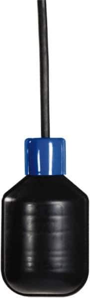 Made in USA - 13 Max psi, 140°F Max, Liquid Level Float - Chlorinated Polyethylene Stem, SPDT Switch Logic - Industrial Tool & Supply