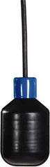 Made in USA - 13 Max psi, 140°F Max, Liquid Level Float - Chlorinated Polyethylene Stem, N.O. Switch Logic - Industrial Tool & Supply