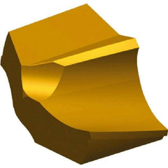 Kennametal - Series KSEM, 35mm Diam Grade KC7135 150° Replaceable Drill Tip - Carbide, TiN Finish, 9 Seat Size - Industrial Tool & Supply