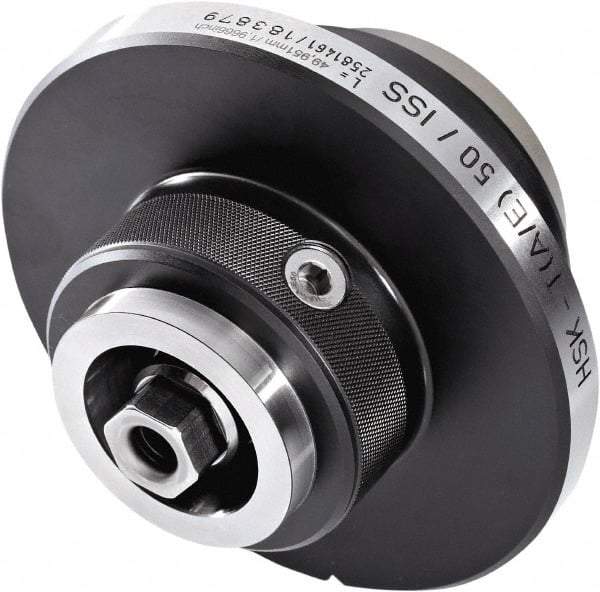 HAIMER - VDI 60 Taper, On-Center/Rotating, Spindle Adapter - 1.9685" Projection, Use with ISS-U Spindle - Industrial Tool & Supply