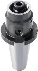 HAIMER - HSK32A, C, E Taper, On-Center/Rotating, Spindle Adapter - 80mm Projection, Use with ISO50 Spindle - Industrial Tool & Supply