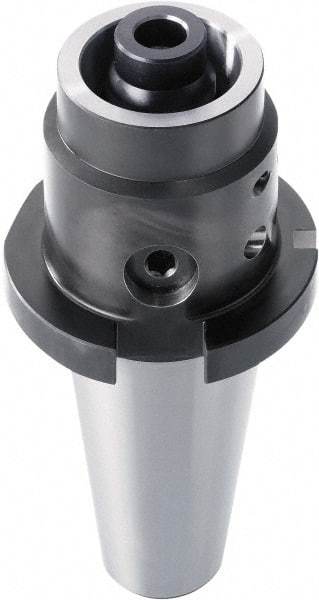 HAIMER - HSK40A, C, E Taper, On-Center/Rotating, Spindle Adapter - 80mm Projection, Use with ISO50 Spindle - Industrial Tool & Supply