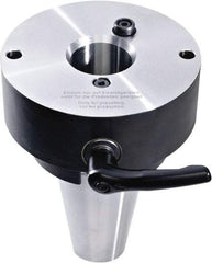 HAIMER - 45 Taper, On-Center/Rotating, Spindle Adapter - 20mm Projection, Use with ISO50 Spindle - Industrial Tool & Supply