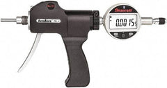 Starrett - Electronic Bore Gages Type: Pistol Grip Electronic Bore Gage Minimum Measurement (Decimal Inch): 0.7500 - Industrial Tool & Supply