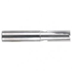 3/8" Dia. - 3" OAL - 2 FL Straight FL Bright Carbide End Mill - Industrial Tool & Supply