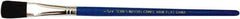 Premier Paint Roller - 3/4" Polyester Artist's Paint Brush - 3/4" Wide, 7/8" Bristle Length, 5" Wood Handle - Industrial Tool & Supply