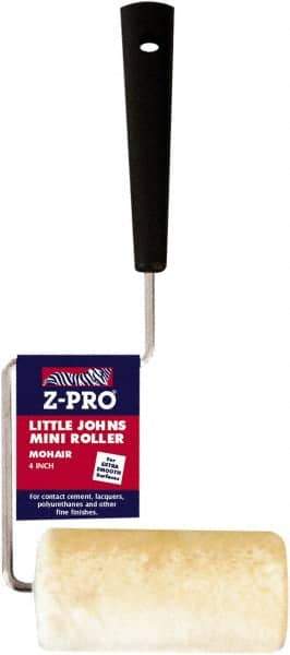Premier Paint Roller - 10" Long, 1/4" Nap, Wall Paint Roller Set - 5" Wide, Steel Frame, Includes Roller Cover & Frame - Industrial Tool & Supply