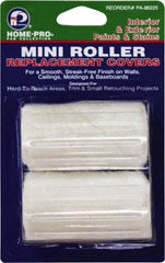 Premier Paint Roller - 4" Wide Paint Mini Roller Covers - Smooth Texture, Polyester - Industrial Tool & Supply